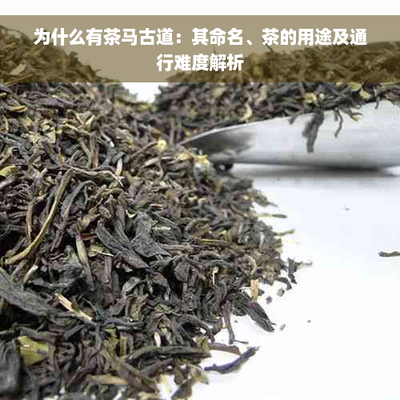 茶馬古道 一條穿越時(shí)空的生命之路